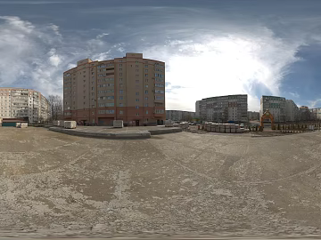 daytime cloudy dilapidated road city hdr texture (ID:ffabg66891)