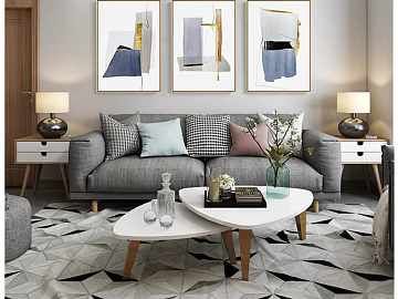 abstract painting 3d model