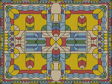geometric carpet texture (ID:ffaaf6889)