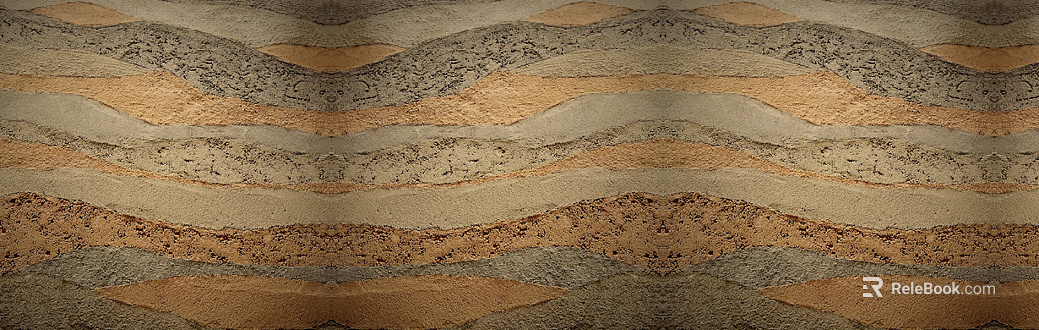 Art rammed earth wall texture