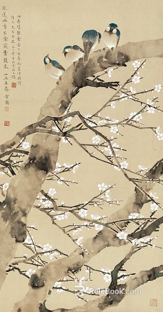 Plant painting texture