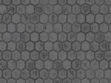 Dark gray hexagonal brick kitchen floor tile texture (ID:ffaeh665232)