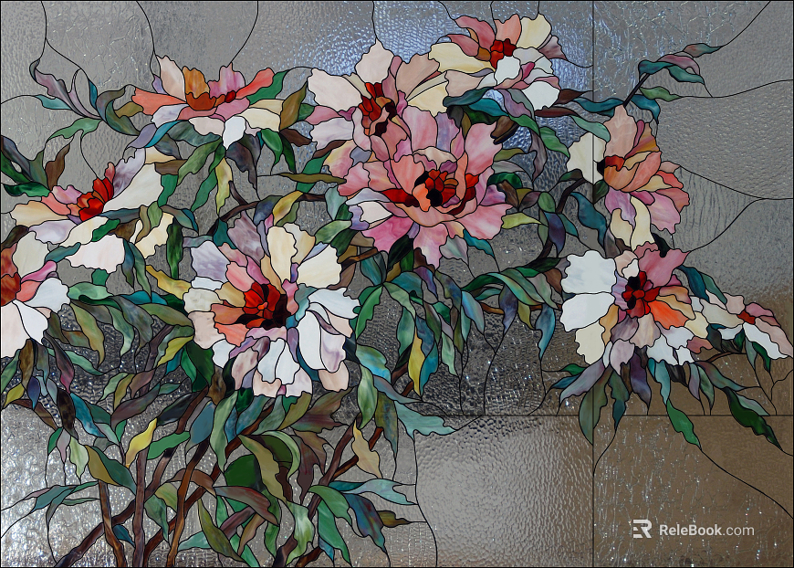 Plant painting texture