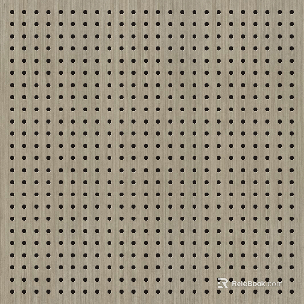 Perforated acoustic panel texture