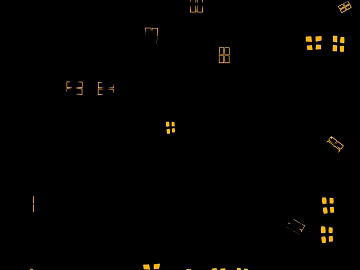 Warm Yellow Window Silhouette Night Map texture (ID:ffaeh406284)