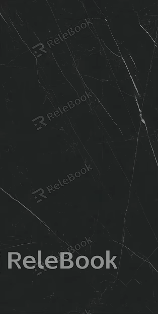 Marco Polo marble marble black and white root texture