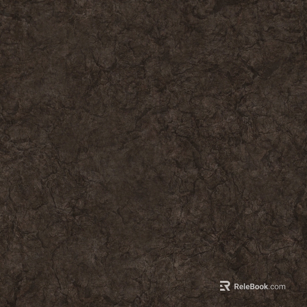 Dark brown rock wall finish texture