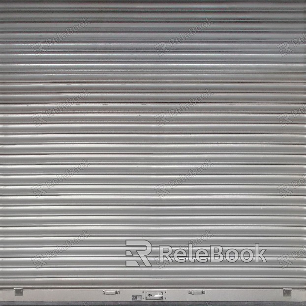 Rolling shutter door texture