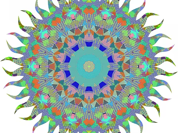 abstract painting 3d model