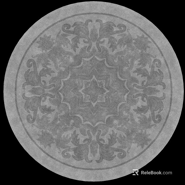 Round carpet texture