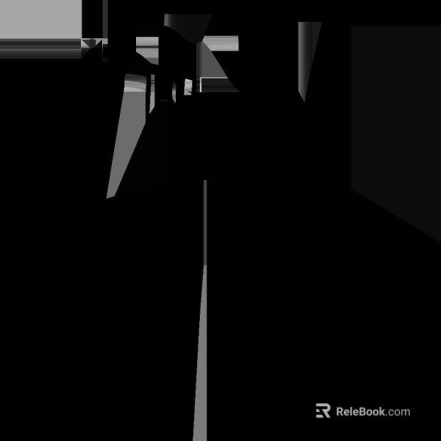 Black and White Interior Bump Map Decoration Scene texture