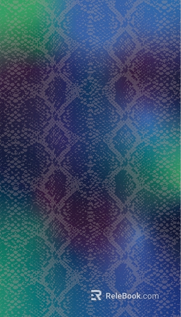 Colorful gradient snake leather soft fabric texture