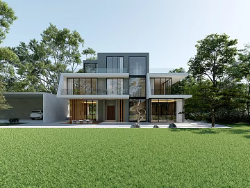 Residential Exterior 3d model