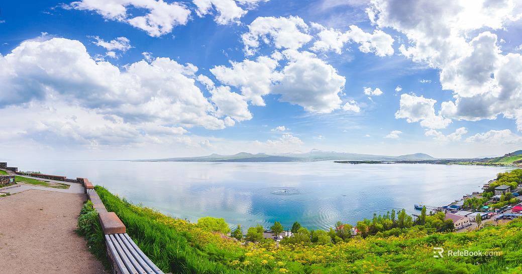 Lakes Bay Sky HDR texture