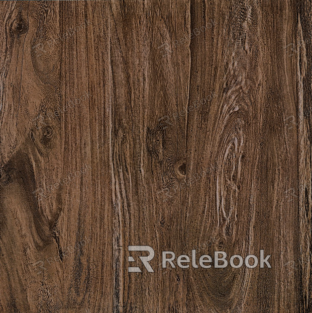 A close-up of a rich, dark wood grain texture, showcasing intricate patterns and natural knots, with subtle variations in tone and depth.