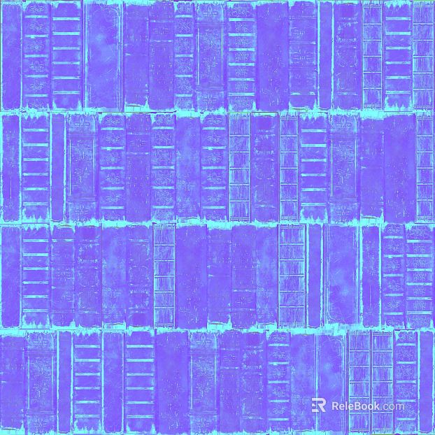 Blue purple Chinese brick background wall brick texture