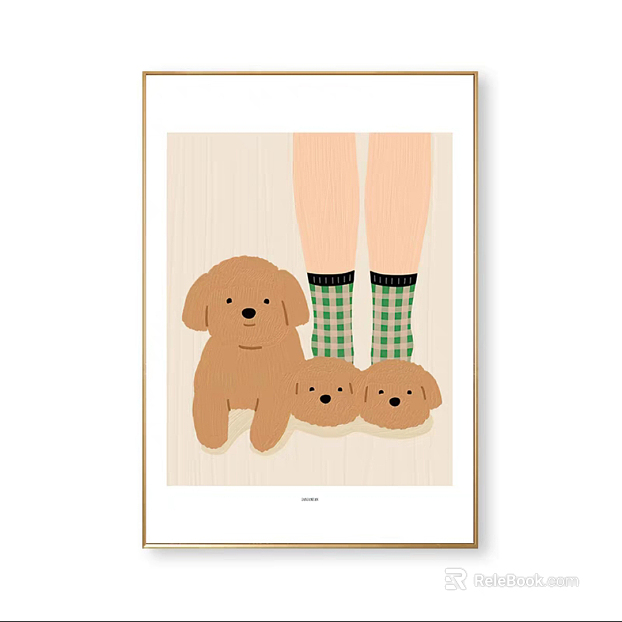cartoon painting texture