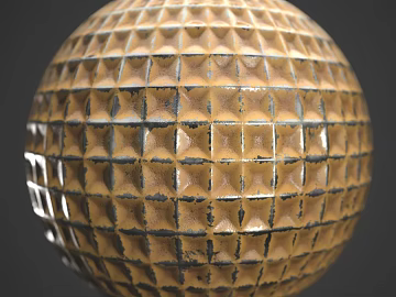 Do old metal PBR 3d model