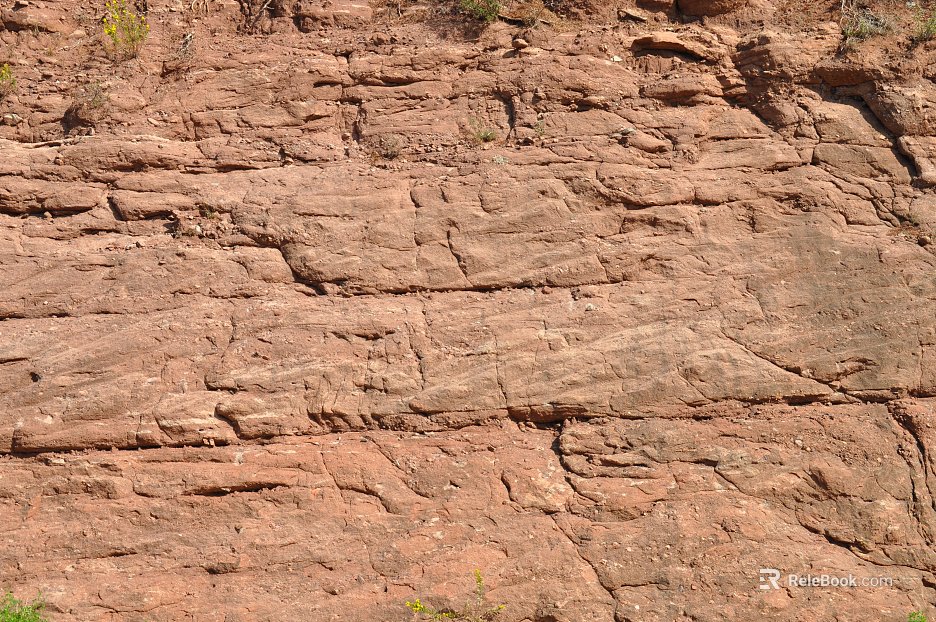 Rock outdoor red sandstone texture
