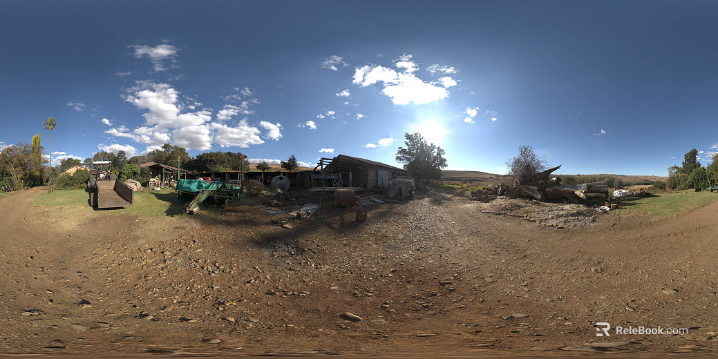 Outdoor Rural House Day Sunny Day HDR texture