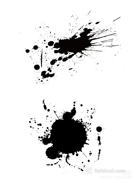 Ink and wash texture