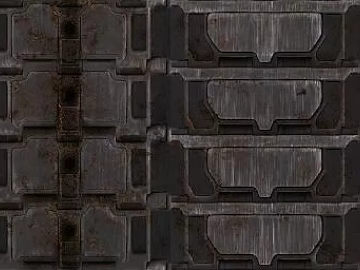 Industrial-style dark gray distressed metal panel texture (ID:ffaeh555266)