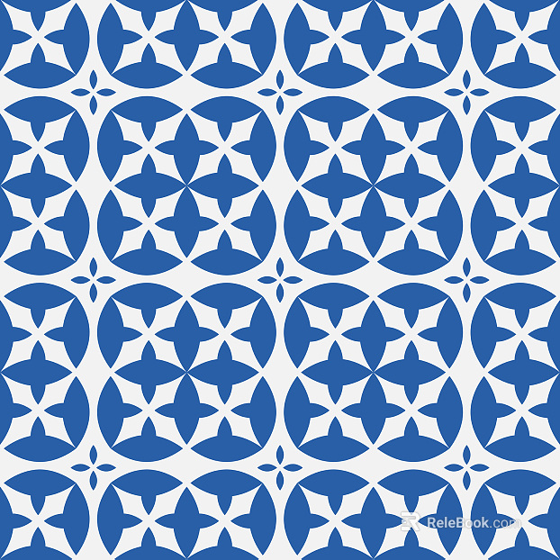 Modern geometric blue and white pattern wallpaper texture