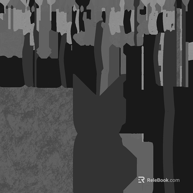 Black and white abstract art decorative painting texture