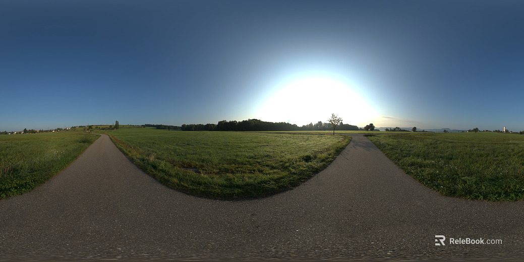 Outdoor Sunscape Grassland Wilderness HDR texture