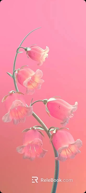 Plant painting texture