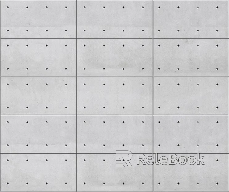 Cement board gray exterior wall aluminum plate seamless texture