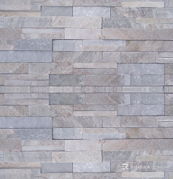 Culture stone warm gray culture brick texture