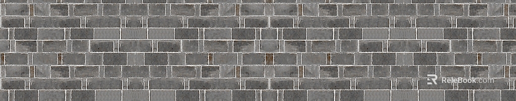 Brick wall dark gray wall tile texture