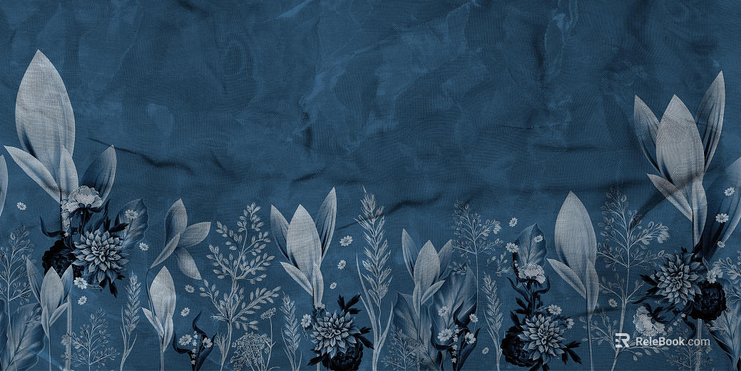 Blue Plant Wallpaper texture