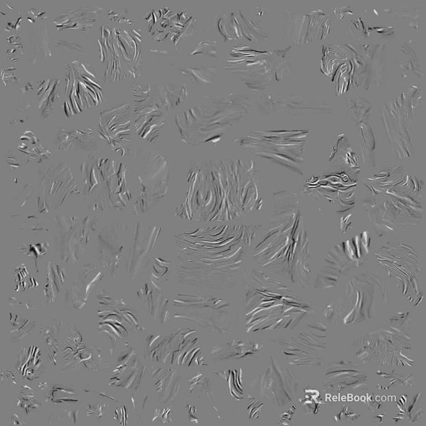 Silver gray water ripple metal decorative surface texture