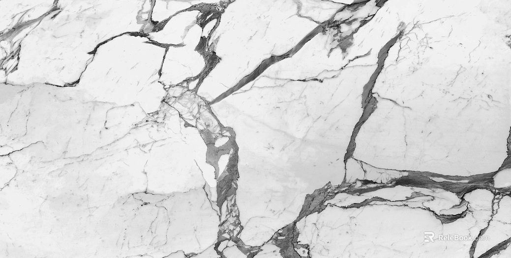 Light-luxury black-and-white marble walls and flooring texture