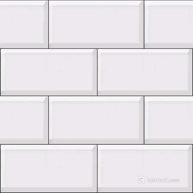 Plain Tile Toilet White Wall Tile texture