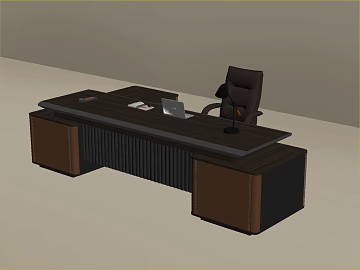 Dark brown wooden office desk and chair manager room texture (ID:ffaeh439846)