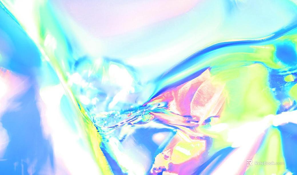 Colorful laser art glass decorative surface texture