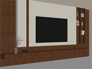 Dark brown wall panel living room background wall texture (ID:ffaeh693121)