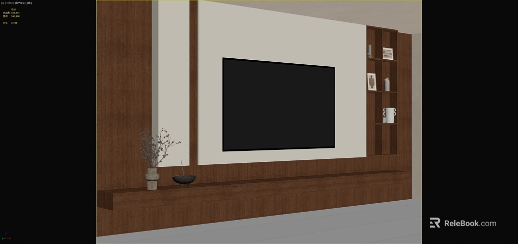 Dark brown wall panel living room background wall texture