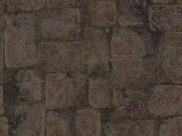 Grey-brown stone paving brick courtyard pavement texture (ID:ffaeh563146)