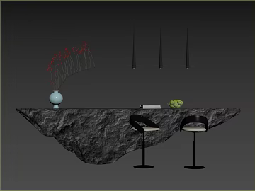 Dark gray rock bar counter top texture (ID:ffaeh141274)