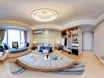 Indoor Home Decoration Bedroom Day hdr texture (ID:ffabg61911)