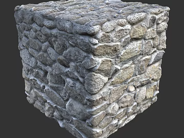 Stone wall PBR texture (ID:ffach274781)