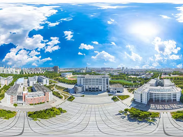 HDR City Leisure Square Panoramic View texture (ID:ffach731303)