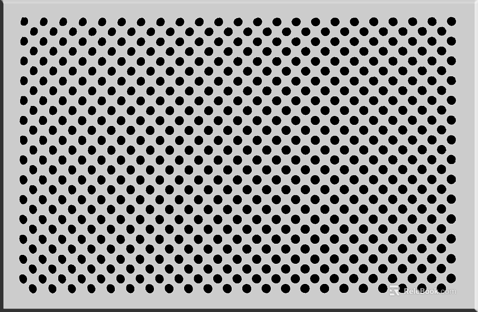 Perforated plate texture
