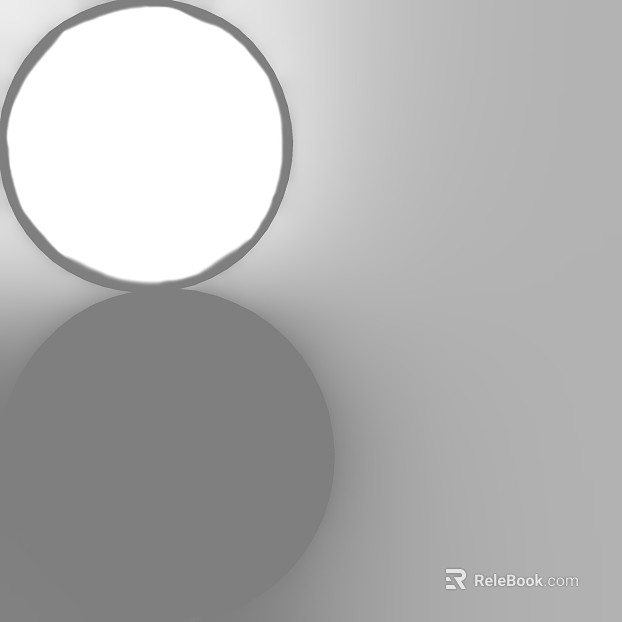 Gray-white black-and-white normal map texture