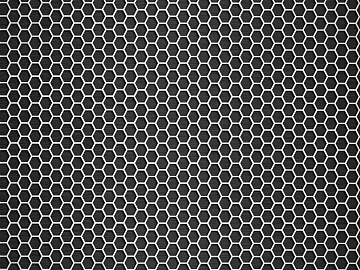 Hexagonal brick black and white brick hexagonal seamless texture (ID:ffajg03693)