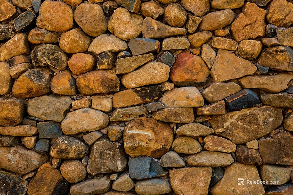 Cultural Stone Deep Curry Stone Misspelling texture